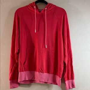 Jambys Hoodie M – Siro Micro Modal Pink Coral Pullover Ultra Soft Loungewear